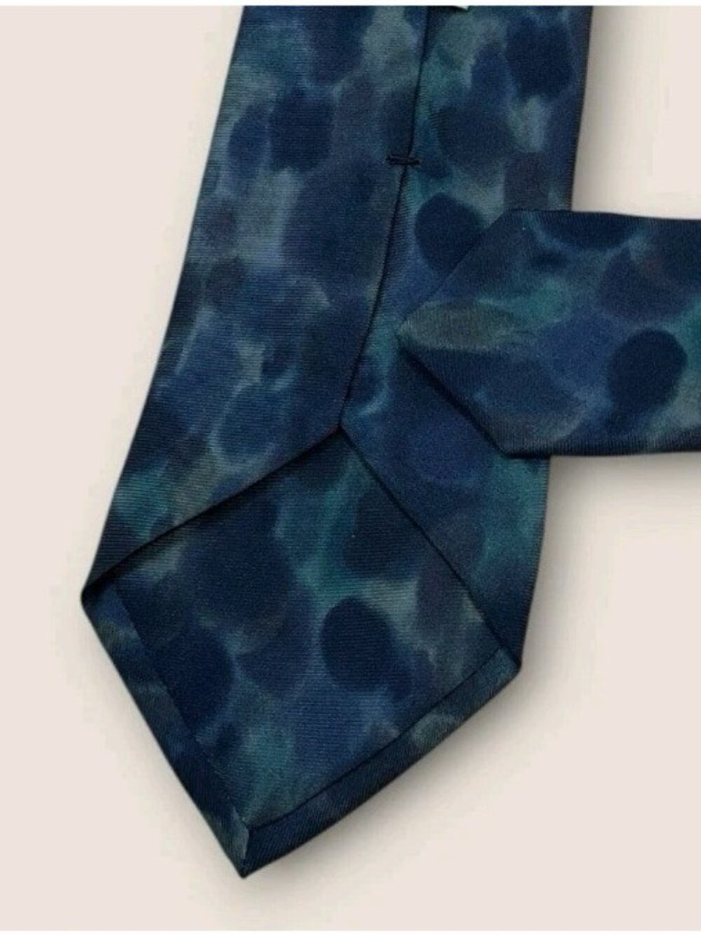 PAUL SMITH Silk Tie ITALY Blue Gray Art W:3.2" EUC - Picture 5 of 6